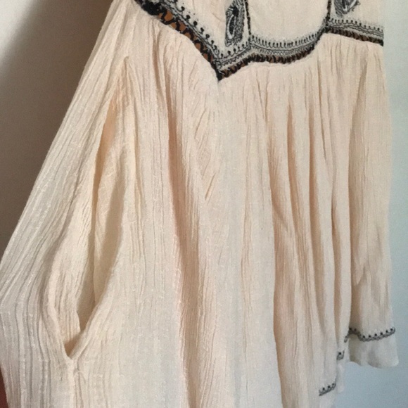 NWT Free People Ivory Dress w/ pockets - Picture 4 of 7